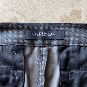 Liverpool jeans gray houndstooth NWOT